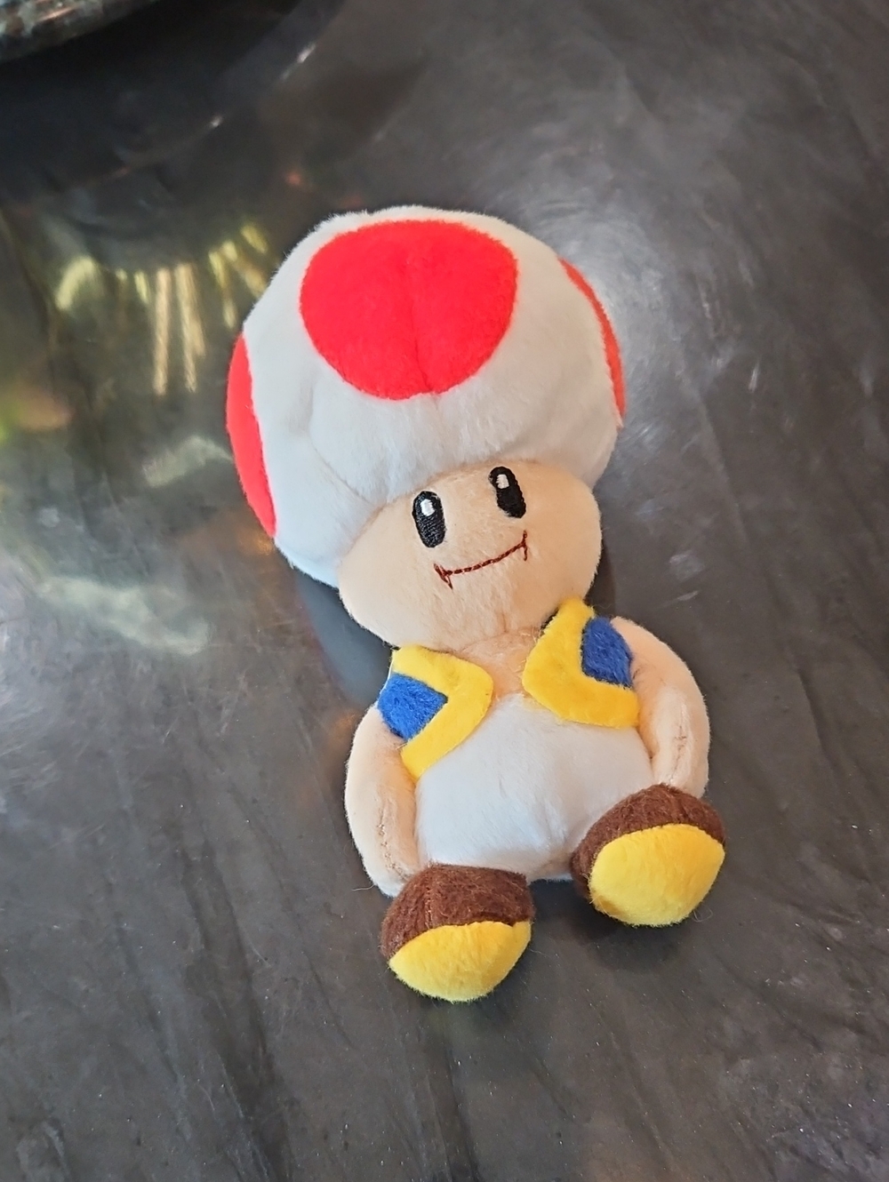 Toad Plush Toy - Red & White Mushroom Character Coin Purse